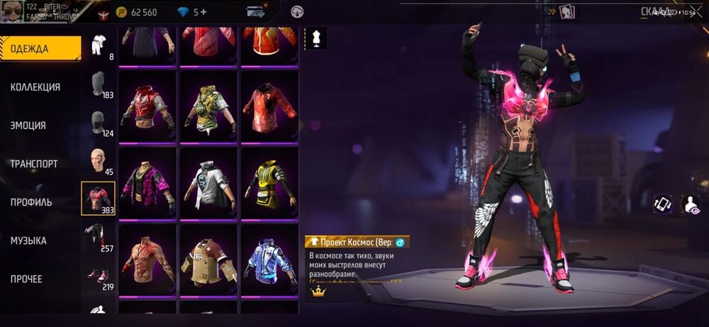 очень донатный аккаунт