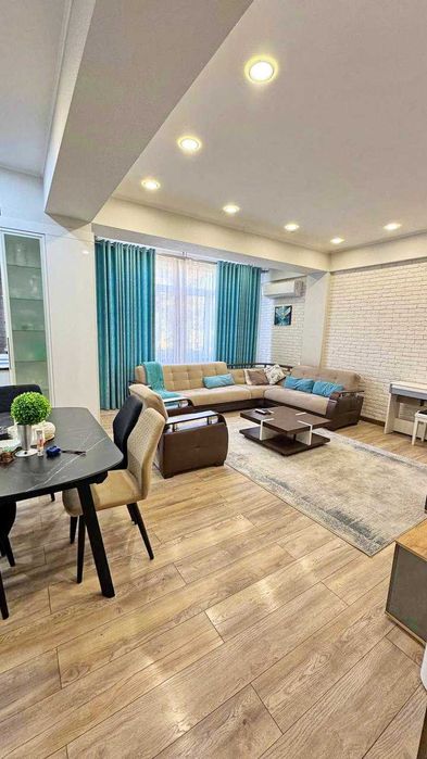 4.3.4 метро Буюк Ипак Йули 140 м2 евроремонт+мебель+техника