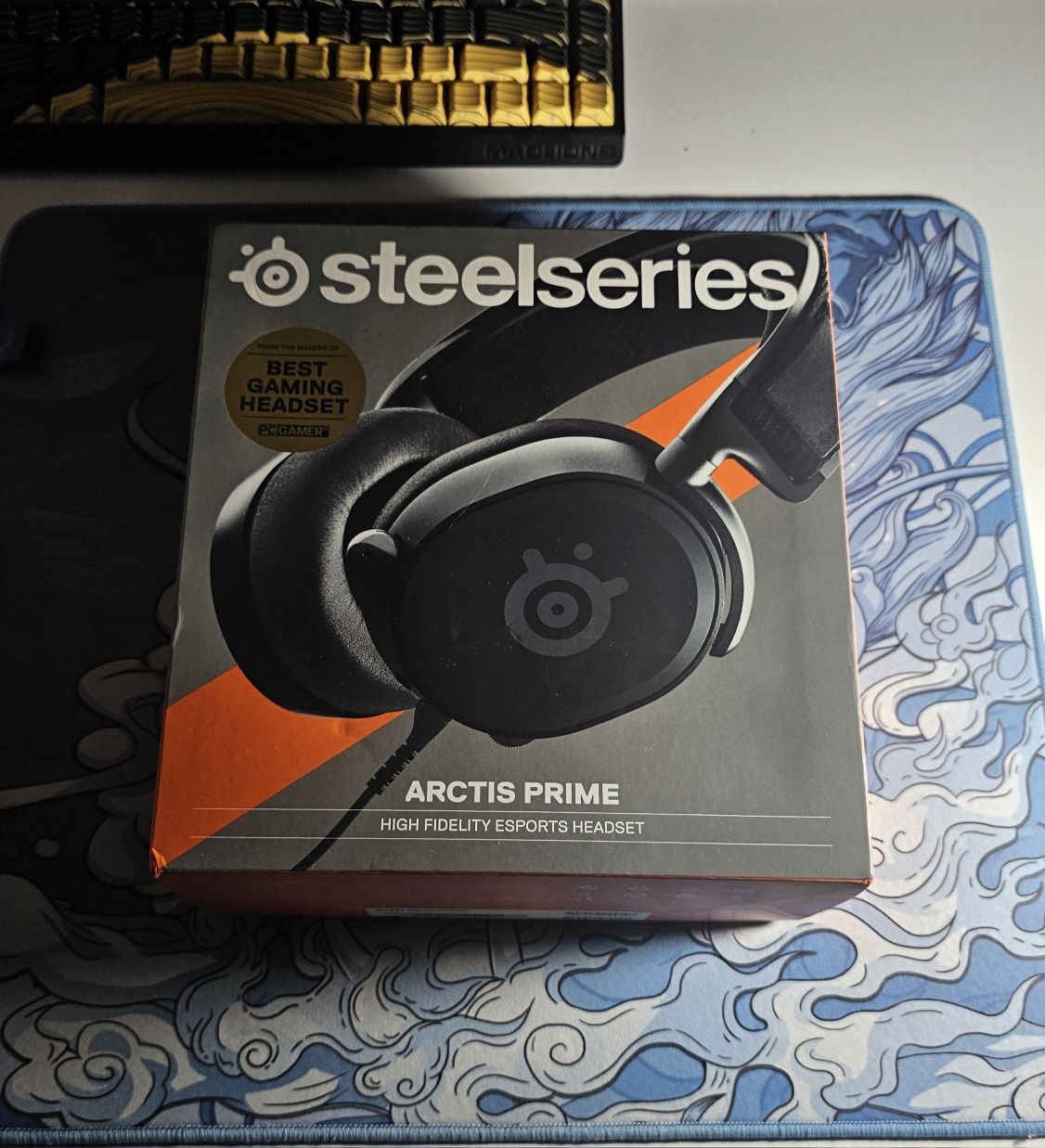 Наушники игровые Steelseries Arctis Prime/ Kaspi Red