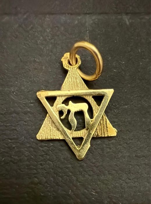 Pandantiv Steaua lui David Aur 14K