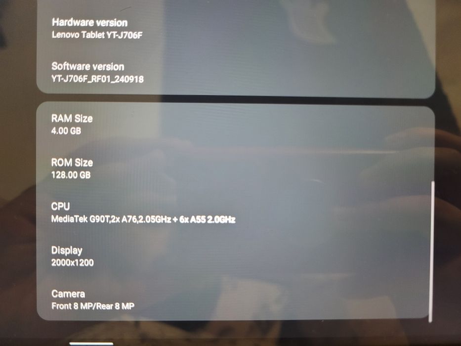 Tableta Lenovo yoga tab 11