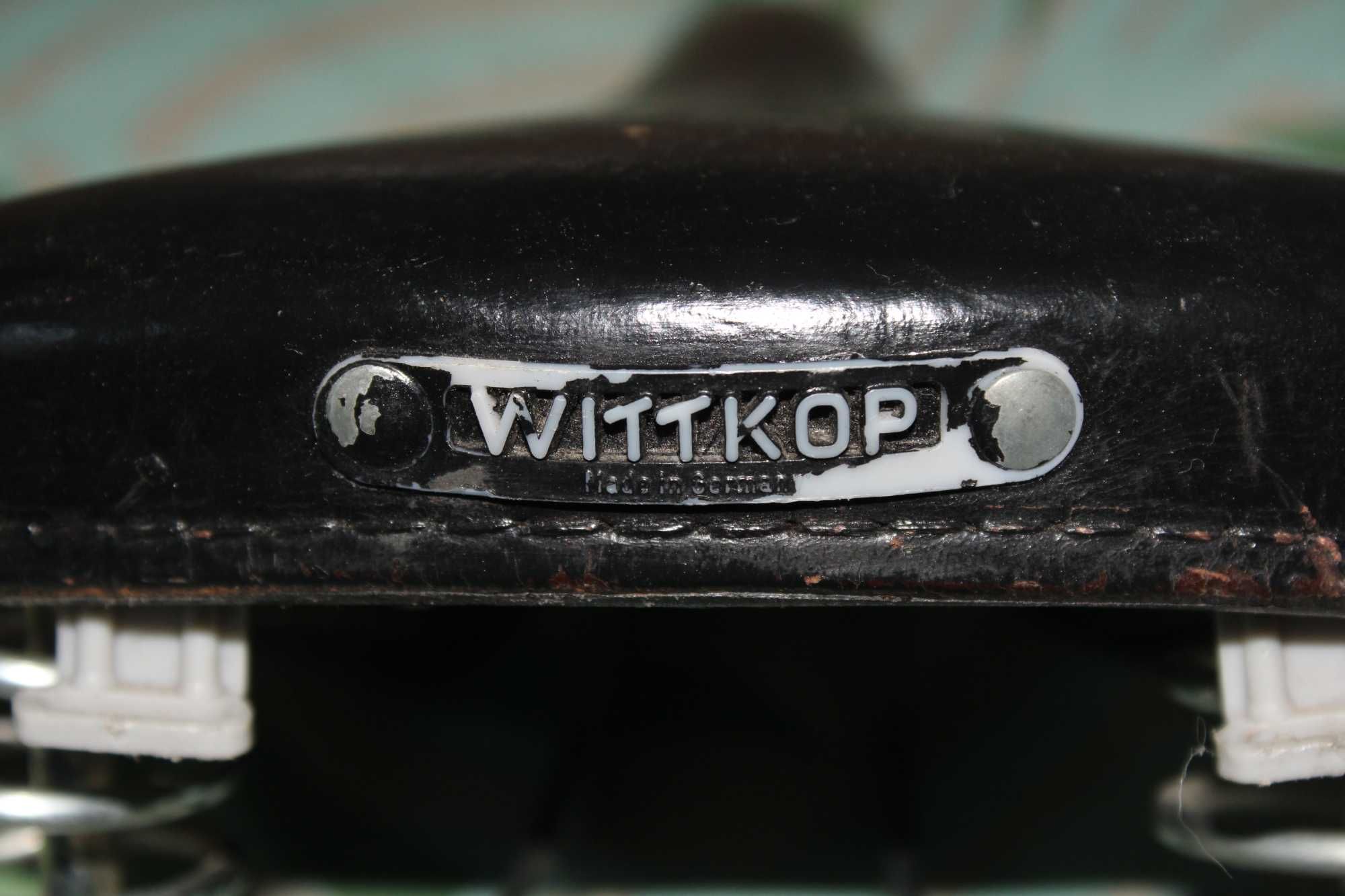 Оригинална запазена велосипедна седалка WITTKOP MADE IN GERMANY +калъф