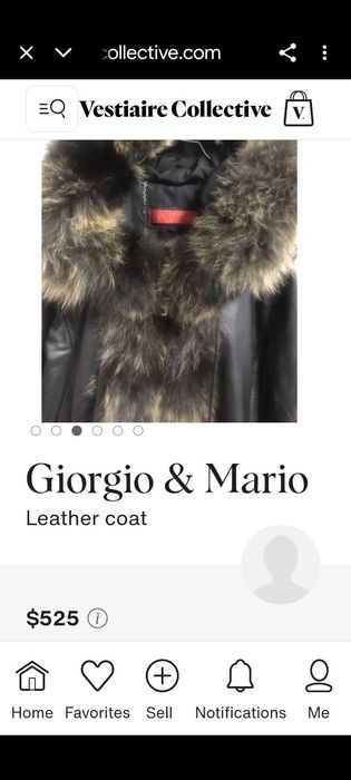 Дамско палто от естествена кожа