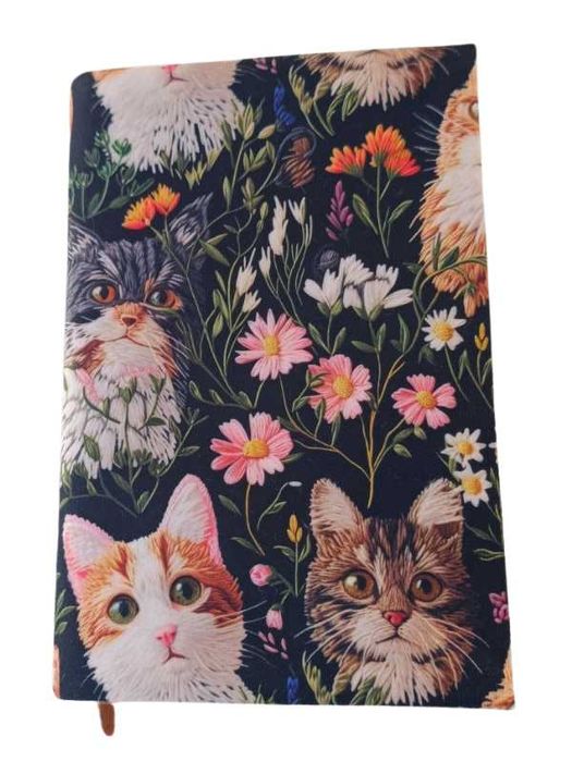 Калъф за книги с котки и кучета