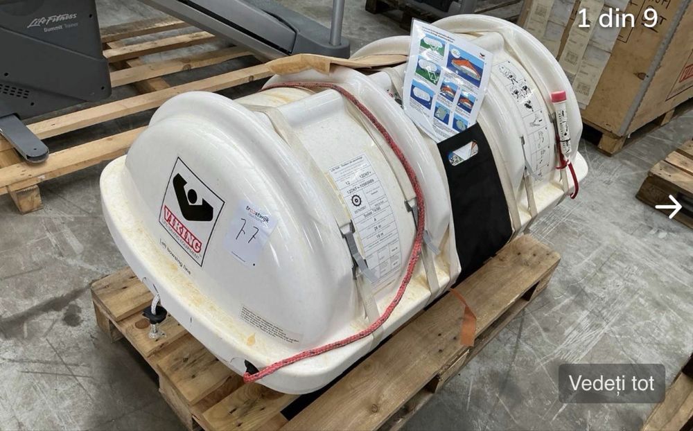 Barca Solas 12DKF+  pentru 12 persoane , noua cu certificat