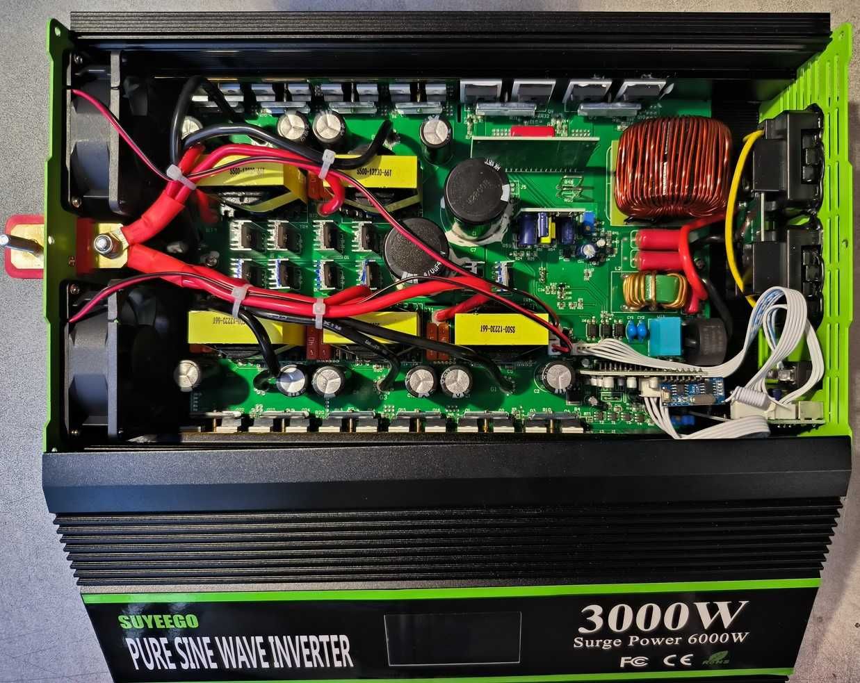 Инвертори SUYEEGO 3000/6000W чиста синусоида 12 или 24V