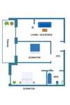Apartament cu 3 camere complex Corvaris