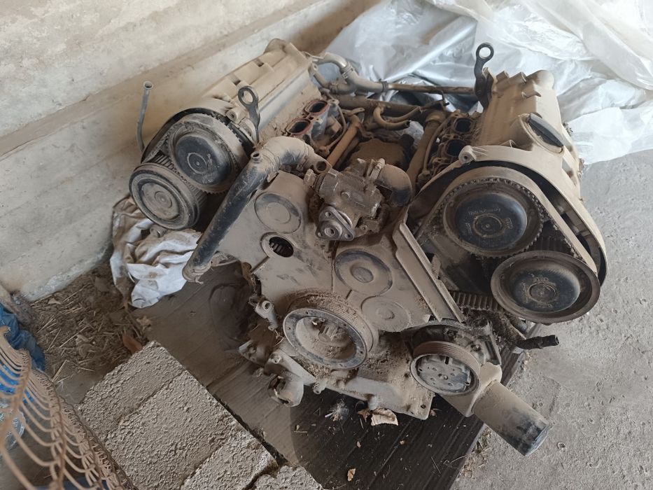 Матор ауди на запчасти и крыло бамфер