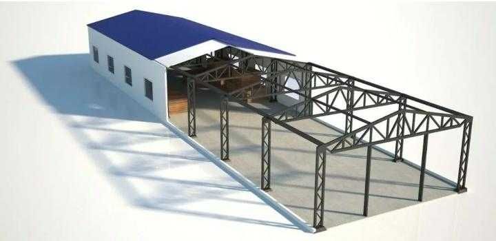 Изготовление МетаЛЛоКонструкциЙ (ангары, склады, навесы, фермы, балки)