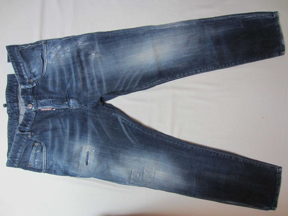 Blugi Dsquared2,mas.52 W33L30,Talie=88cm,Lung=98cm,skinny,stare f.buna