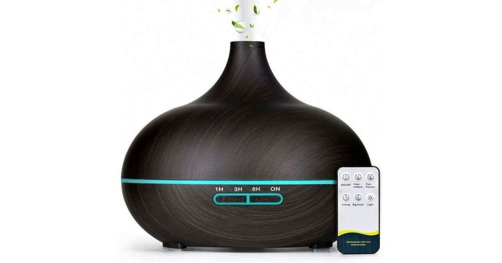 Umidificator/Difuzor Aromaterapie 550ml Cu Ultrasunete, Telecomanda