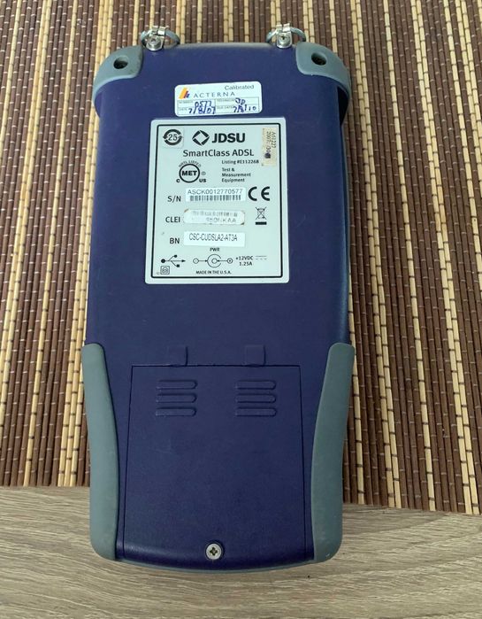Tester comunicatii JDSU Acterna SmartClass ADSL Tester cupru