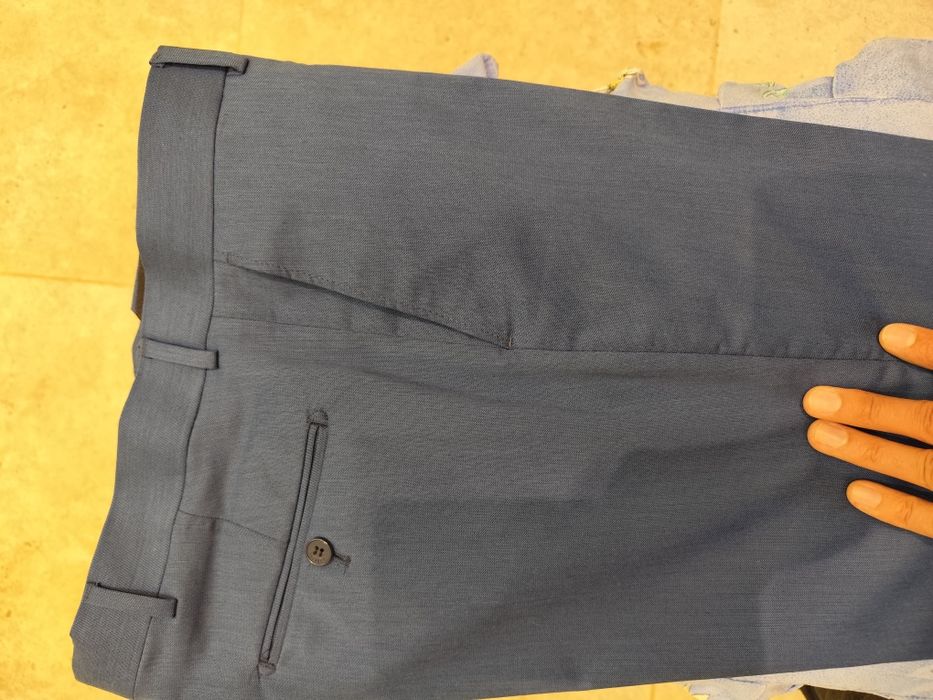 Костюм Андрюс син, размер 50, м - ка. Само 35 лева!