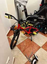 Bicicleta 16'' 900 Racing Roșu Copii 4-7 ani