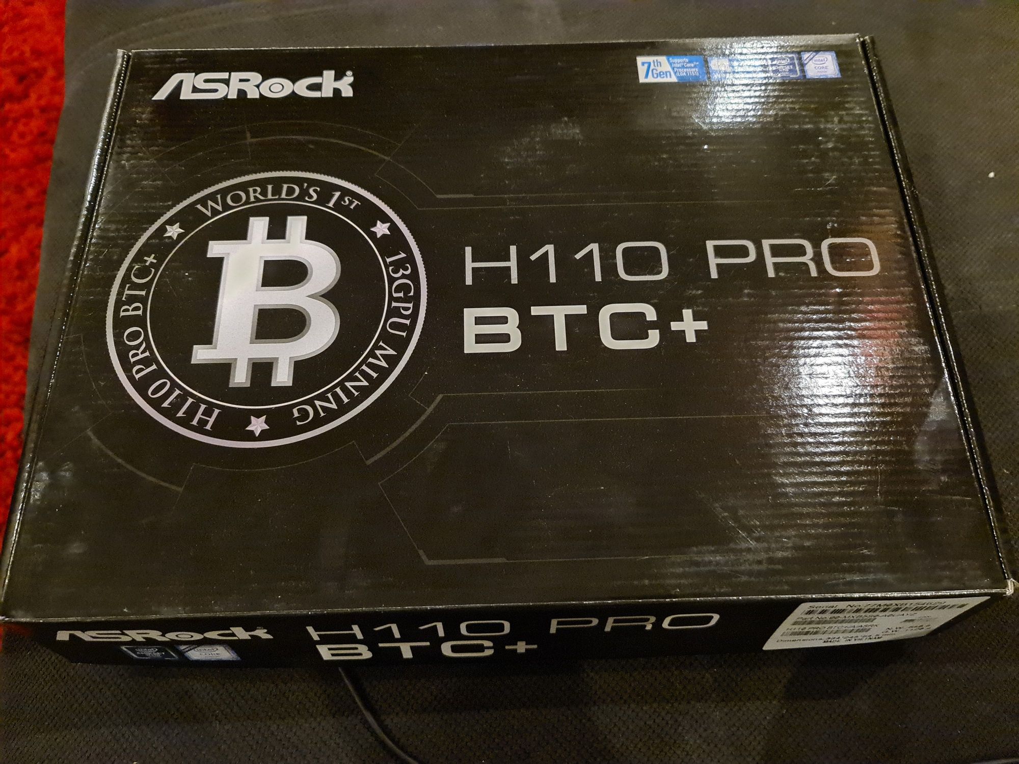 Kit Placa de baza Asrock H110 Pro BTC+ 13GPU