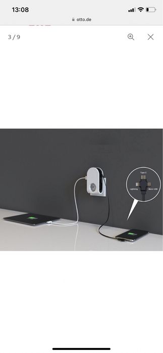 Adaptor Priza / USB / Încărcător Telefon( IPhone / USB C / Micro USB