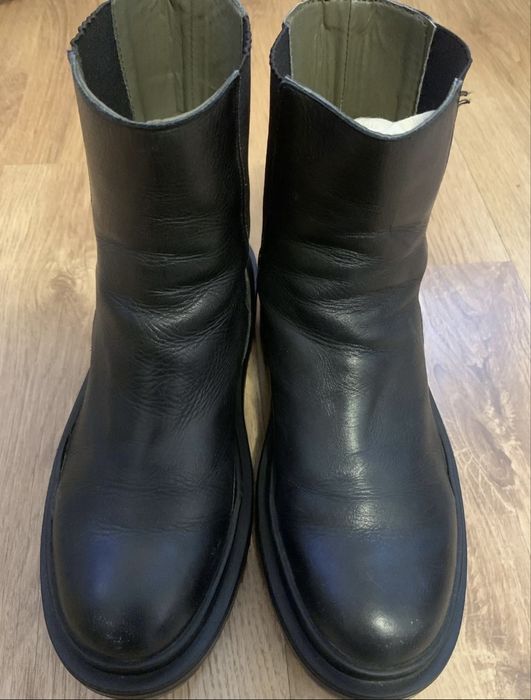 Ghete de dama Zara din piele naturala, masura 37, cizme