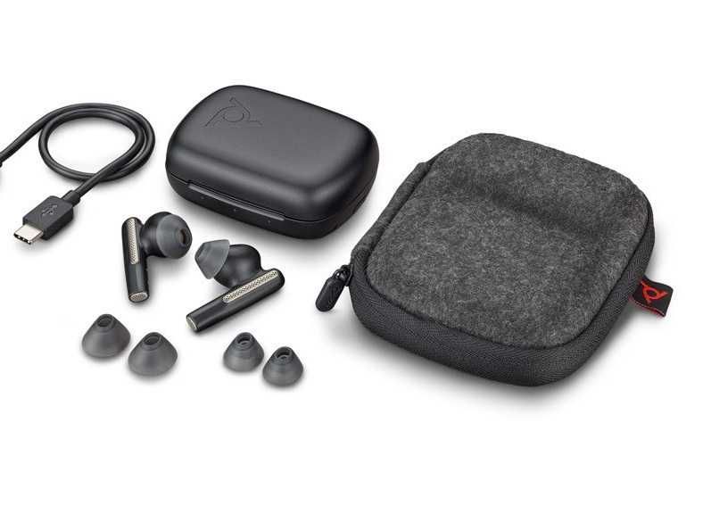 Poly / Plantronics Voyager Free 60 Bluetooth UC Ear Buds + Charge Case