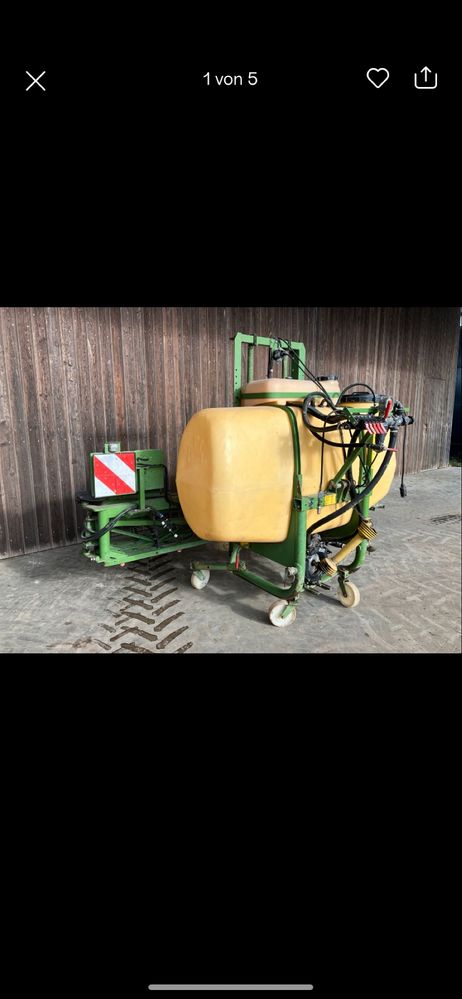 Vand pompa met erbicidat RAU /amazone