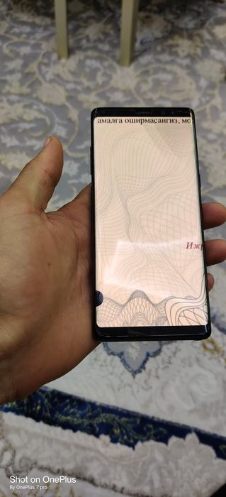 Samsung note 8. 256 GB sotiladi