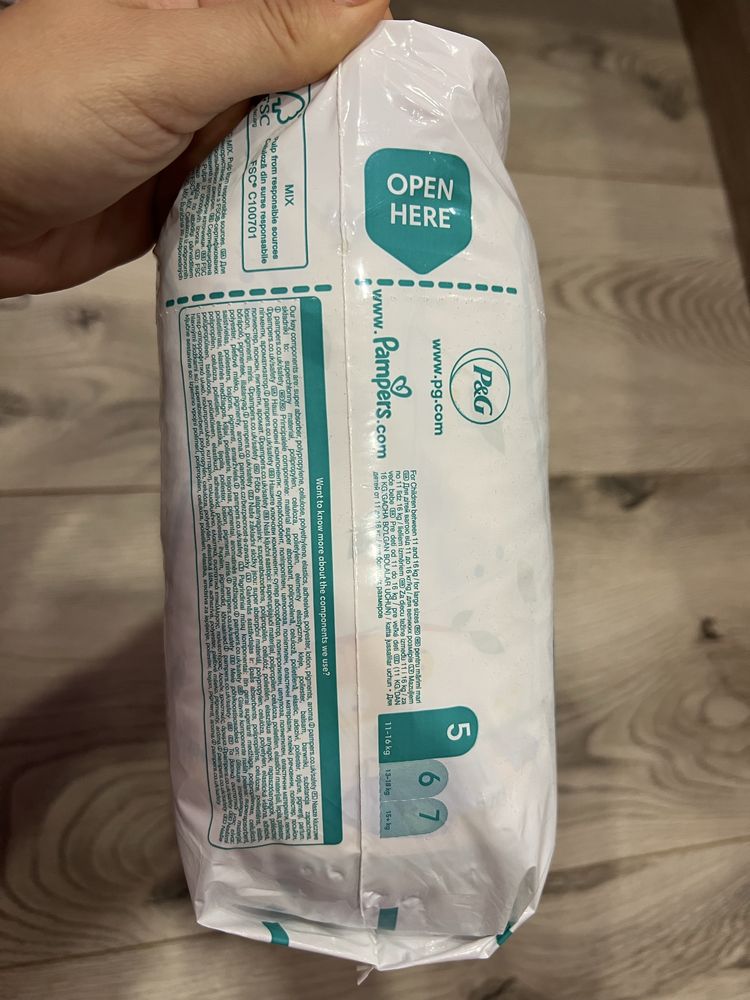 Памперс pampers active baby 5 - 50 бр