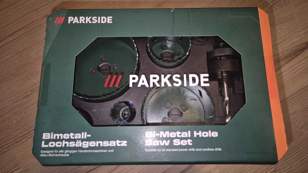 Parkside масивни би-метални боркорони за гипс-картон, дърво, метал