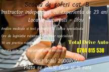 Scoala de soferi Cat. B Bucuresti-Ilfov