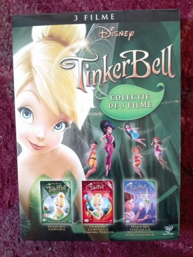 Tinkerbell desene animate ( colectie 3 dvd-uri)