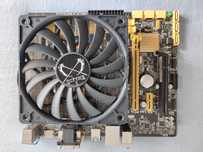 Kit placa de baza Asus A88XM-E, procesor AMD A10-7800, cooler Scythe