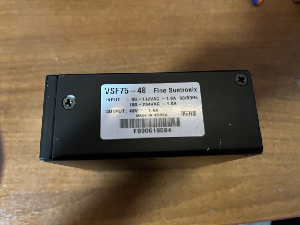 Suntronix VSF75-48: Промышленный блок питания 48В 1,6А
