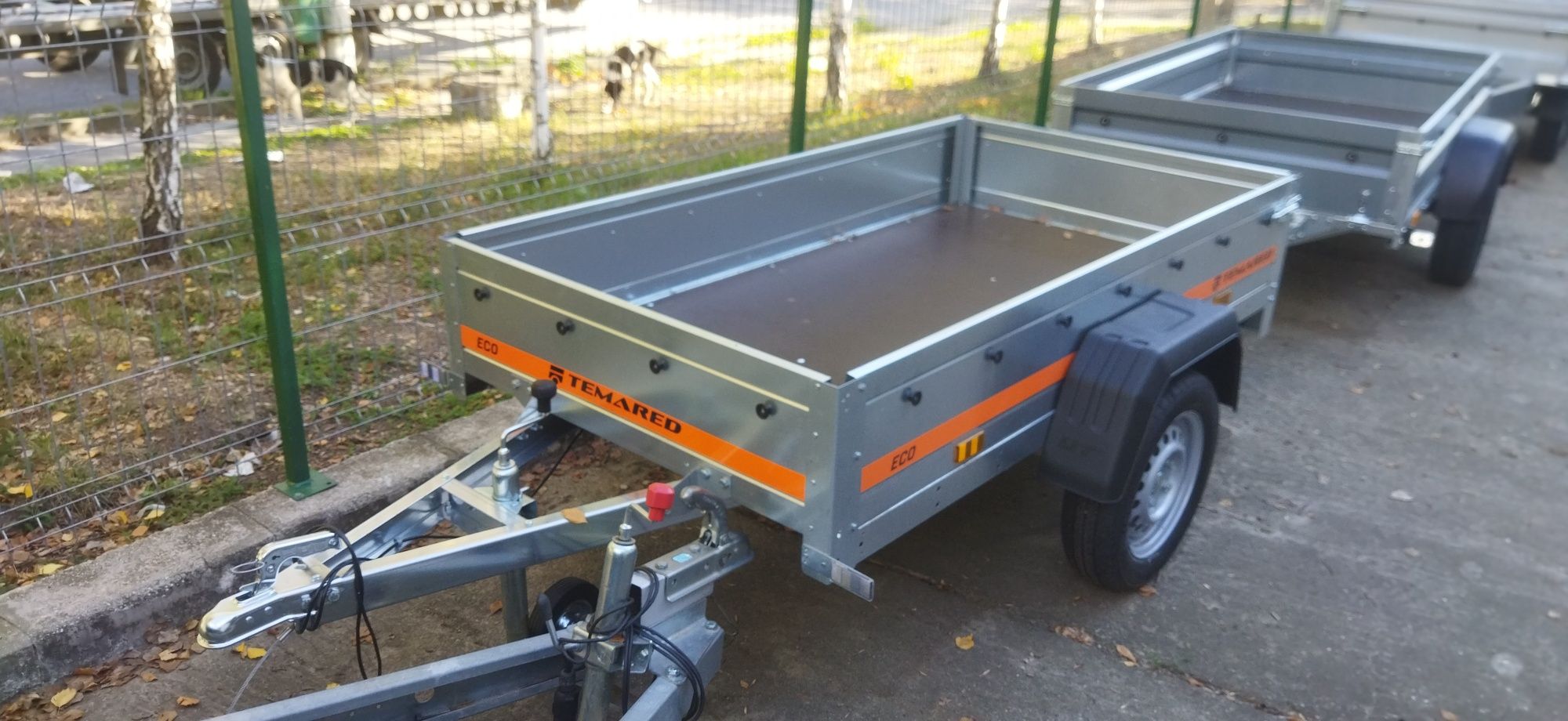 Remorca cu prelata 2 x 1.06 x 1.1 m 750 kg