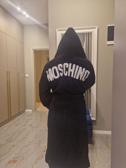 Памучен халат MOSCHINO