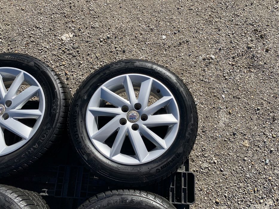 Алуминиеви джанти 15" 5x100+ЗИМНИ ГУМИ-Seat Ibiza,Skoda Fabia,Vw Polo