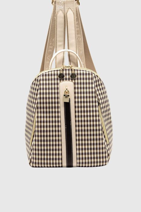 НОВО! ЛИКВИДАЦИЯ! Дамска раница „Камелия“ в екрю