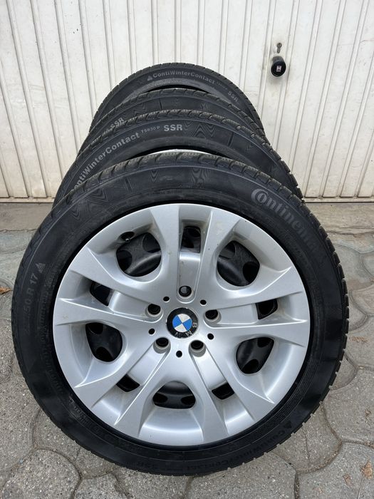 Jante otel 5x120mm, anvelope iarna 225/50 R17, BMW X1, E90, F30, E46