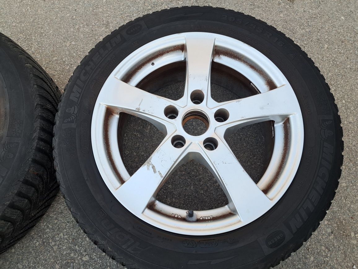 5x112/16 с гуми Audi VW Mercedes Skoda 5х112/16 Мерцедес Ауди Шкода