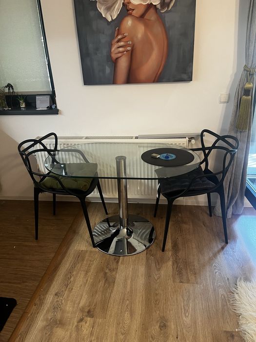 Masa sticla bucatarie