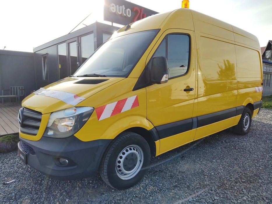 Mercedes-Benz Sprinter 316 CDI MEDIU, 2017, 3500 kg REMORCABIL.. klima,webasto, scaun sofer hidraulic,carlig remorca 3.5 t