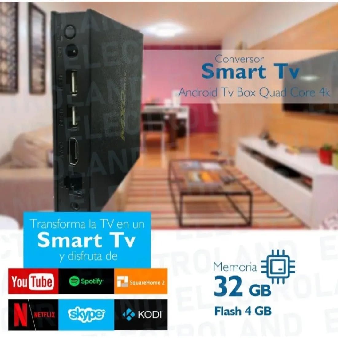 ТВ БОКС MXQ MAX - 4GB RAM/32GB ROM с Android 11.1, WiFi