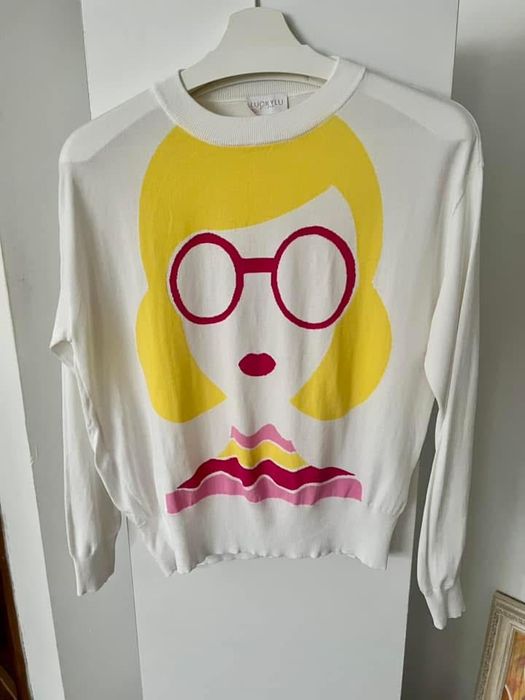 Бяла блуза Luckylu Milano