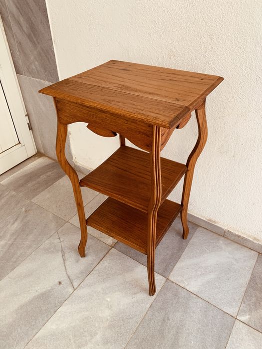 Дъбова френска конзолна маса