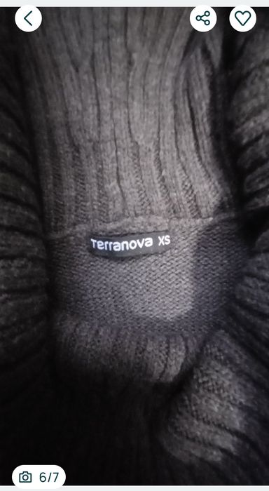 Pulover damă cu guler înalt XS