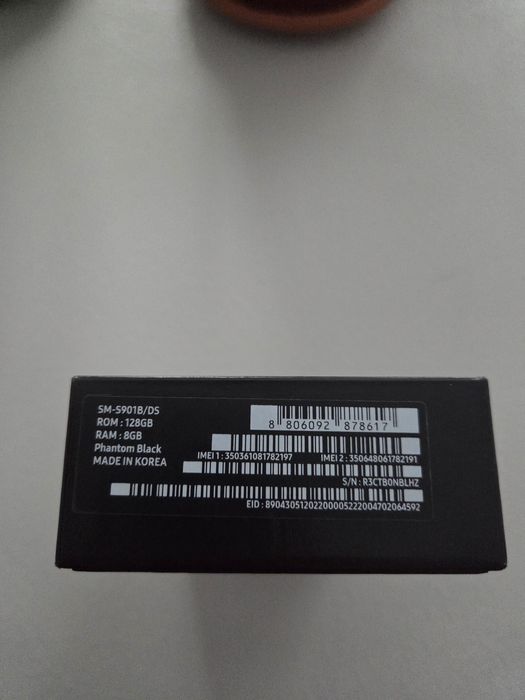 Samsung S22,128 gb,Phantom Black