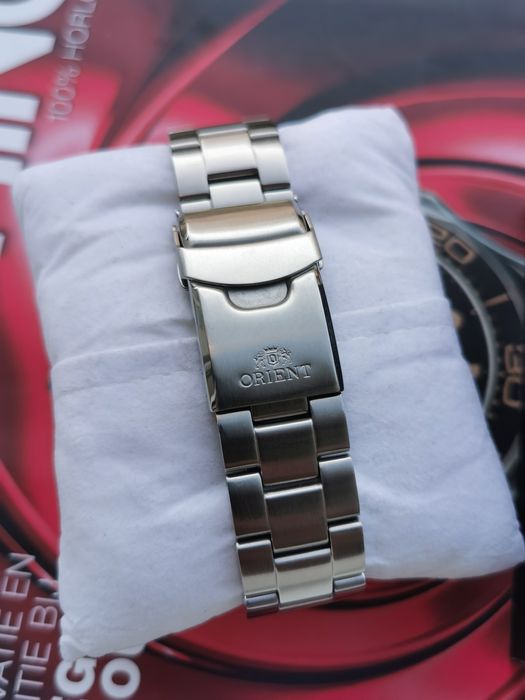 Ceas  Orient Mako III Kamasu diver rosu arabic