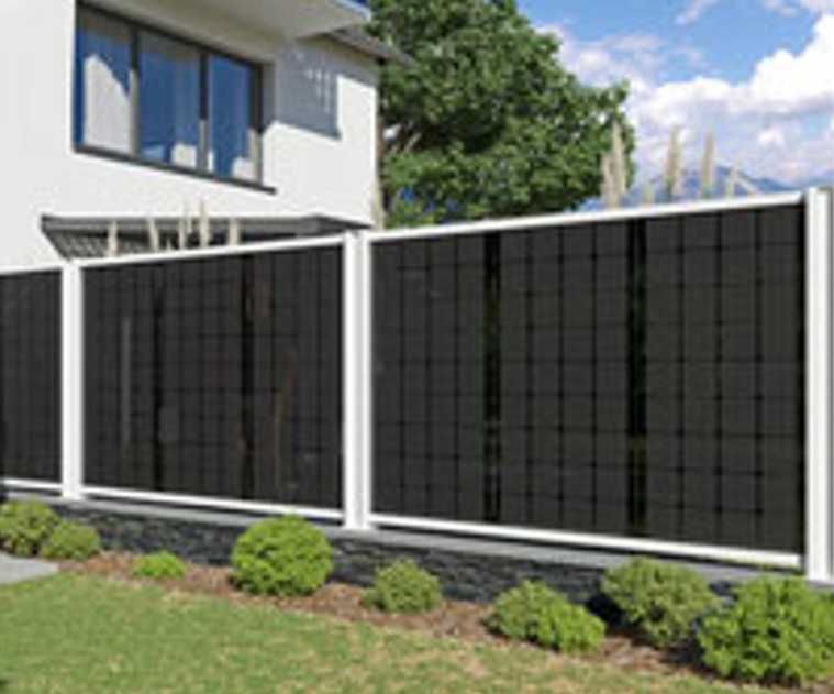 Gard fotovoltaic din sticla - energie gratis