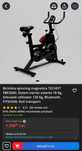 Bicicletă de spinning magnetică TECHFIT SBK3000