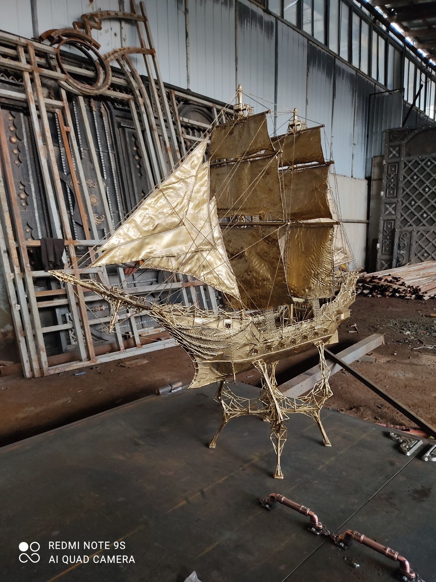 Корабль. Ручная работа
