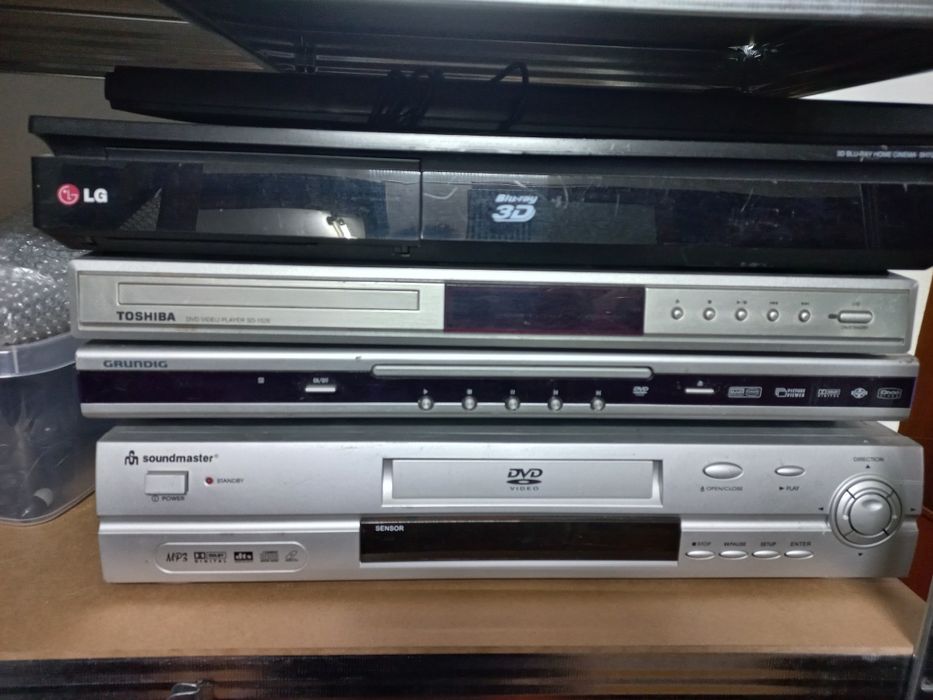 Bluray player dvd player dvd recorder vhs panasonic sony yamaha jvc