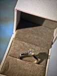 Inel cu Diamant 1.0ct din Argint 925 Ajustabil Piatră Moissanite