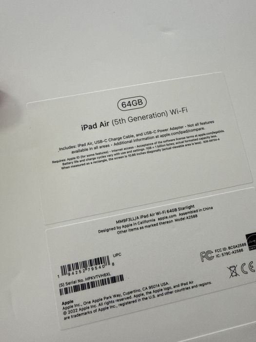 iPad Air 5 M1 64gb  Wifi